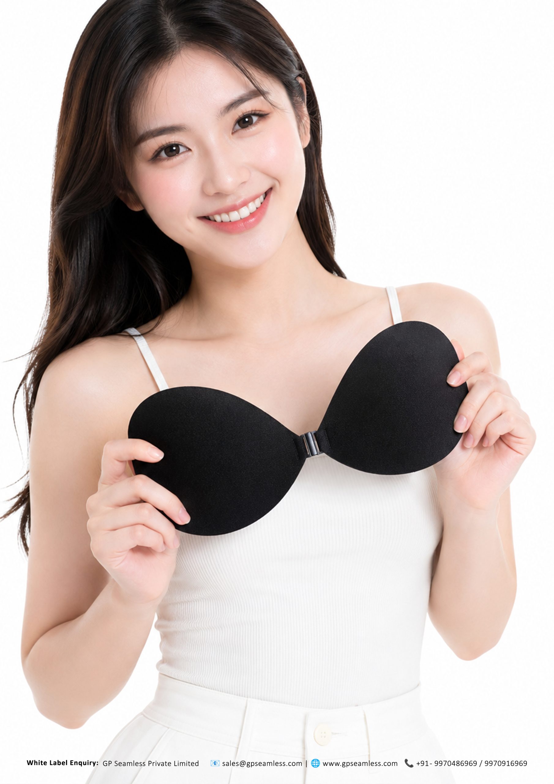 Adhesive Cup Cleavage Bra - Image 4